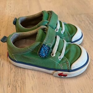 See Kai Run Toddler Green Stevie Sneakers Size 6